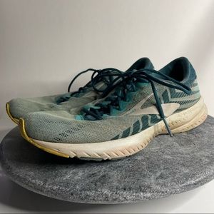 💛 Brooks Launch Tennis Shoes Blue And White 10